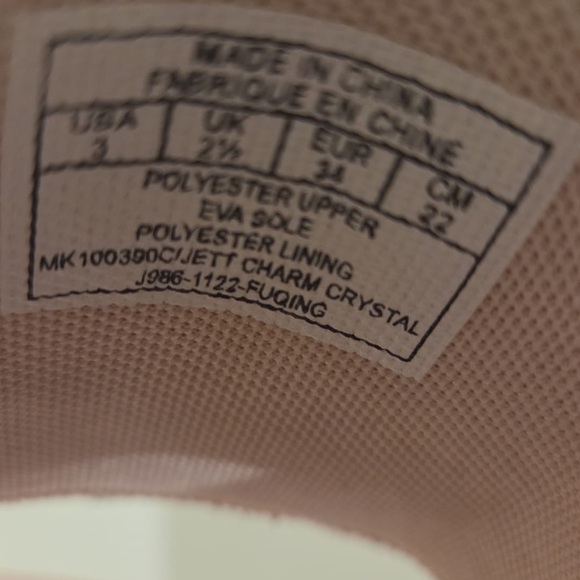 Michael Kors Light Pink Rhinestone Slides - Picture 5 of 5